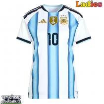 Argentina Lionel Messi #10 Replica Home Shirt Ladies World Cup 2026 Short Sleeve